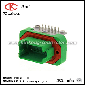 DT13-12PC-B016 12 pins green male electrical connector
